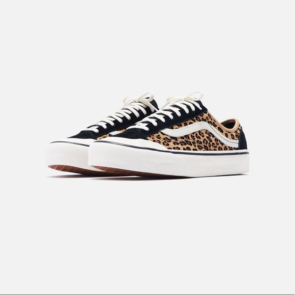 Vans Style 36 Deacon Mini Leopard Print Sneakers - Picture 4 of 6